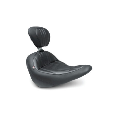 Mustang, Standard Touring solo seat. With rider backrest