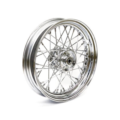 3.00 x 16 wheel 40 spokes chrome