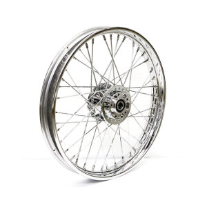 2.15 x 21 front wheel 40 spokes chrome