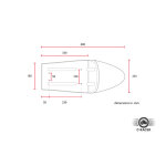 C-Racer, FC Classic solo seat. Short cowl. Dark brown