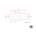 C-Racer, Flat Racer SCR4 seat. Black
