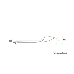 C-Racer, FC Tracer flat track seat. Black