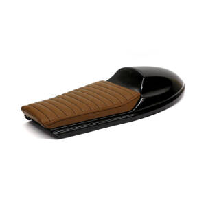 C-Racer, Future Classic café racer seat. Dark brown