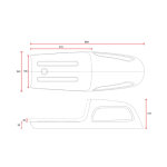 C-Racer, V Classic seat. Dark brown