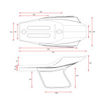 C-Racer, Flat Racer SCR14.1 seat. Black