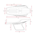 C-Racer, Flat Racer SCR14.1 seat. Dark brown