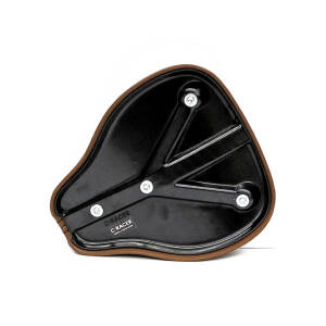 C-Racer, Classic bobber solo seat. Small. Dark brown