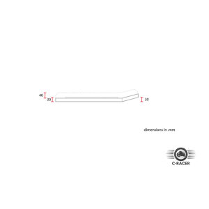 C-Racer, Scramsadle scrambler seat. Black