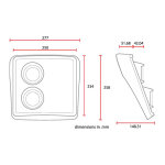 C-Racer universal headlamp mask No6