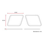 C-Racer, Vintage Racing Parallelogram side number plates