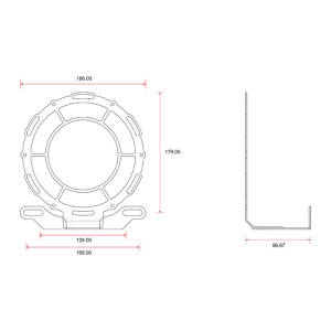C-Racer universal headlight grill & lens kit No1