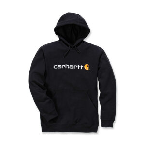 Carhartt Signature logo hoodie black Size S