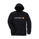 Carhartt Signature logo hoodie black Size S