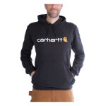 Carhartt Signature logo hoodie black Size S