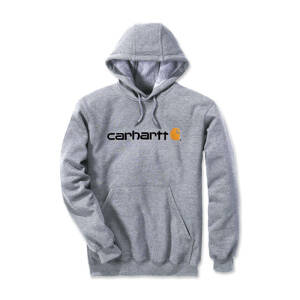Carhartt Signature logo hoodie heather grey Size L