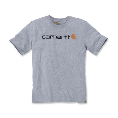 Carhartt Logo graphic t-shirt heather gray Size S