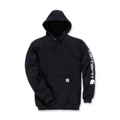 Carhartt Sleeve logo hoodie black Size M