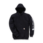 Carhartt Sleeve logo hoodie black Size 2XL