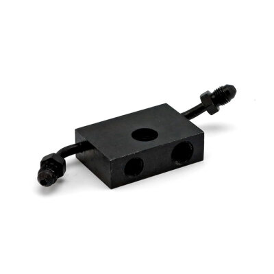 Goodridge, ABS adapter front. Black plated carbon steel