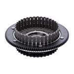 Clutch shell with sprocket