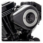 S&S Stealth, carbon teardrop air cleaner kit