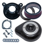 S&S Stealth, carbon teardrop air cleaner kit