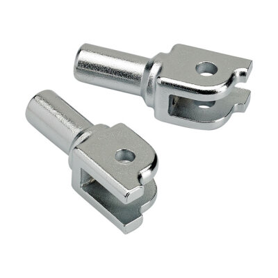 Biltwell, foot peg clevis rider. Chrome