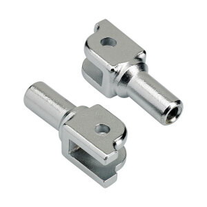 Biltwell, foot peg clevis rider. Chrome