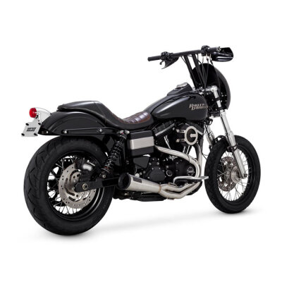 Vance & Hines, stainless 2-1 Upsweep exhaust