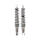 Emgo shock absorbers chrome no shrouds