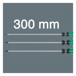 Wera screwdriver set 3 pcs. Kraftform 300 plus extra long