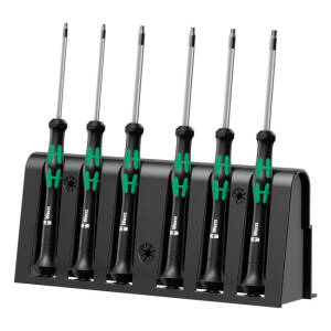 Wera micro screwdriver set 6 pcs for electronic applications
