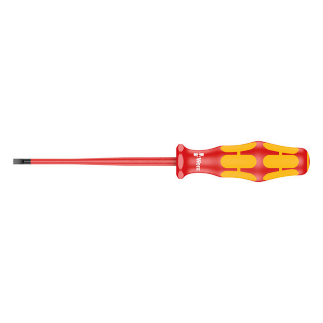 Wera screwdriver VDE Insulated for Slotted screws