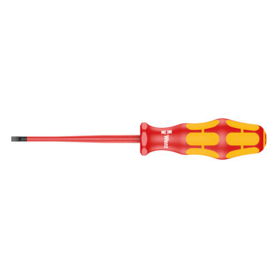 Wera screwdriver VDE Insulated for Slotted screws