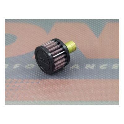 DNA crank case vent filter rubber top male round