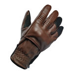 Biltwell Belden gloves chocolate/black CE appr. Size XS