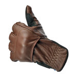 Biltwell Belden gloves chocolate/black CE appr. Size XS