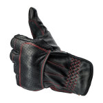 Biltwell Borrego gloves black/redline CE appr. Size XS