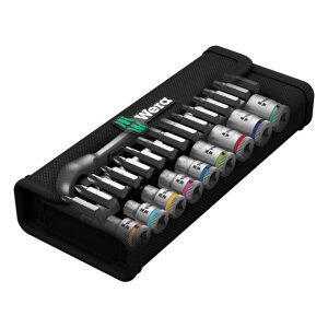 Wera Zyklop ratchet switch kit 28 pcs. 1/4" drive -...