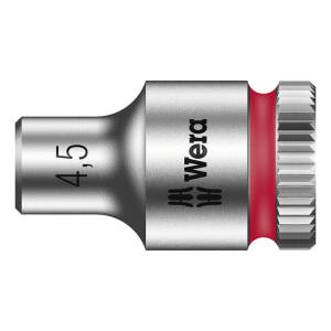 Wera Zyklop 1/4" socket - Metric 4.5