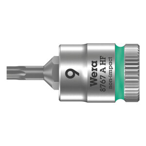 Wera Zyklop 1/4" Torx® socket bit with holding...