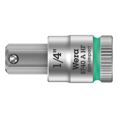Wera Zyklop 1/4" Hex socket bit w/ holding function US sizes