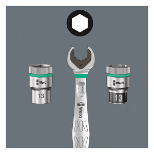 Wera Zyklop 1/4" Hex socket bit w/ holding function US sizes
