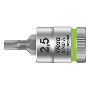 Wera Zyklop 1/4" Hex socket bit - Metric