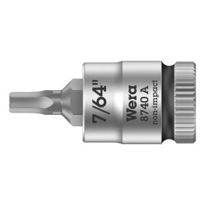 Wera Zyklop 1/4" Hex socket bit - US sizes
