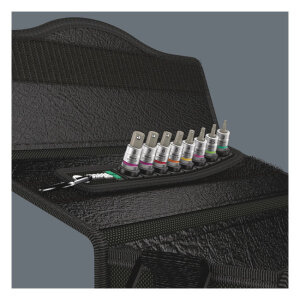 Wera socket belt with 1/4" drive Hex sockets - Metric