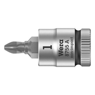 Wera Zyklop 1/4" Pozidriv socket bit
