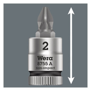 Wera Zyklop 1/4" Pozidriv socket bit