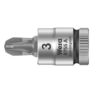 Wera Zyklop 1/4" Pozidriv socket bit