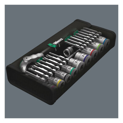 Wera Zyklop ratchet kit 29 pcs. 3/8" drive Metric sizes